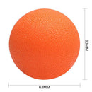 TPE Lacrosse Ball Sports Yoga Muscle Relax Roller Fitness Massage(Orange) Newly
