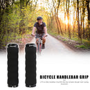 ZTTO 2pcs Bicycle Handlebar Grip MTB Non-slip Lockable Sponge Cover (Black)