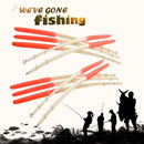 10pcs 18.5cm Feather Float Hard Tail Fishing Float with Rings for Fishing Newly