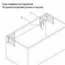 Wall cabinet fixing accessories Invisible Cabinet hanging parts Hanging code
