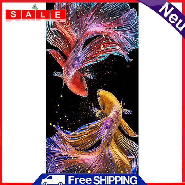 5D Diamond Painting Full Square Drill Koi Picture Rhinestone
