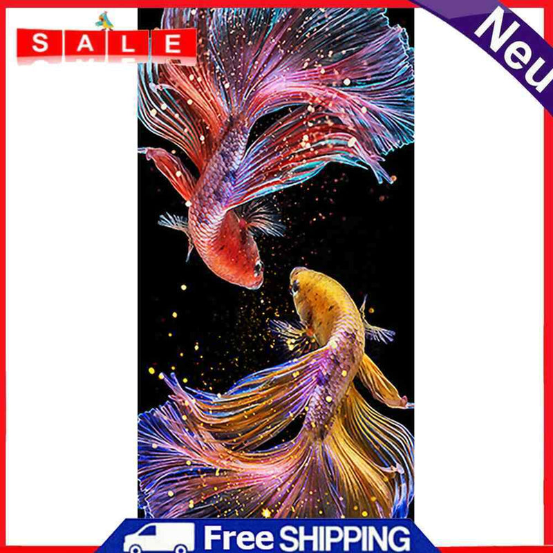 5D Diamond Painting Full Square Drill Koi Picture Rhinestone