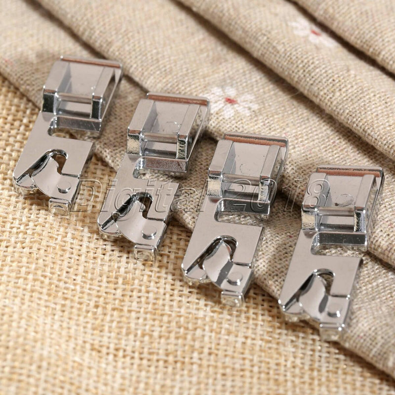 Useful Domestic Rolled Hem Presser Foot for Singer Brother Janome Sewing Machine