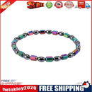 Women Therapy Bracelet Health Care Hematite Round Stretch Anklet Jewelry(1)
