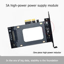 PCIE X4 Riser 3.0 U.2 to PCIE Adapter SFF-8639 to SATA SSD Riser Expansion Card