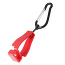 3pcs Glove Grabber Clamp Catcher Safety Working Clip Holder Hanger (Red) Newly