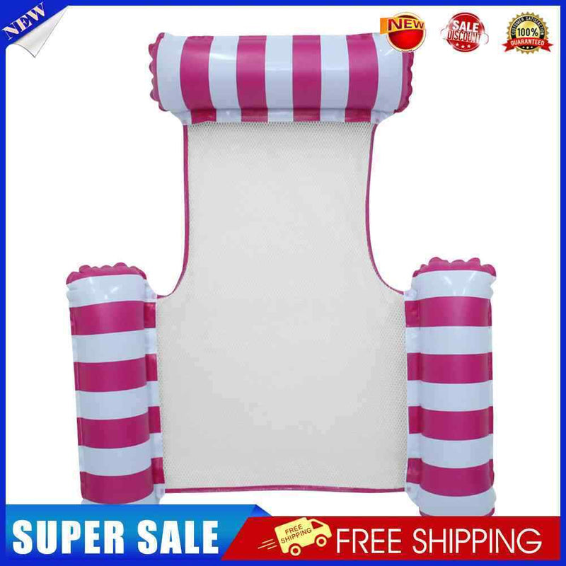 #A PVC Inflatable Water Hammock Pool Lounger Chair Floating Water Sports Party T