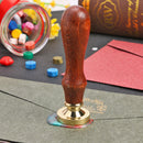 Retro Wood Handle Wax Seal Stamps Envelope Wedding Post Sealing Wax (F146) Newly