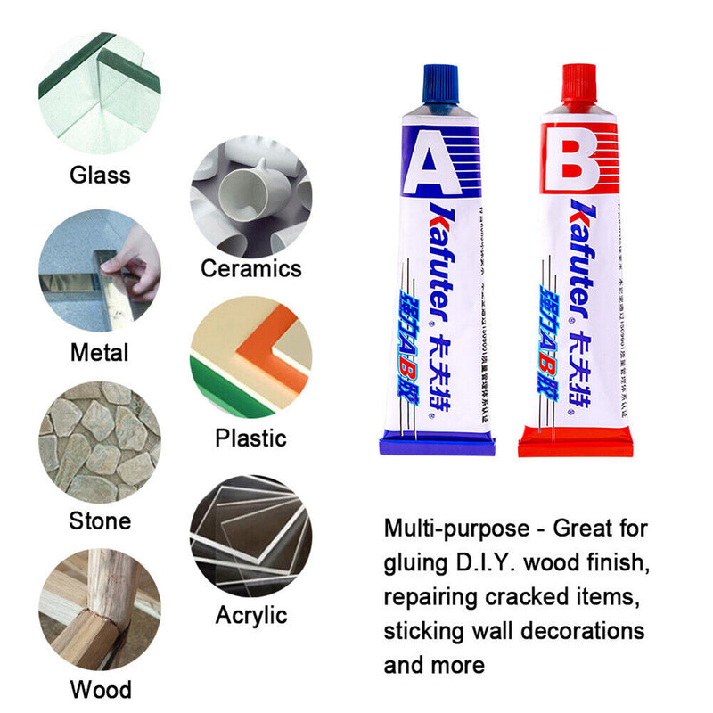 Strong Adhesive A+B Metal Glue Glass Pipe Leakage Repairing Plugging Superglu