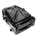 Women/Men PVC Clear Waterproof Backpacks Teen Hologram Schoolbags/Black