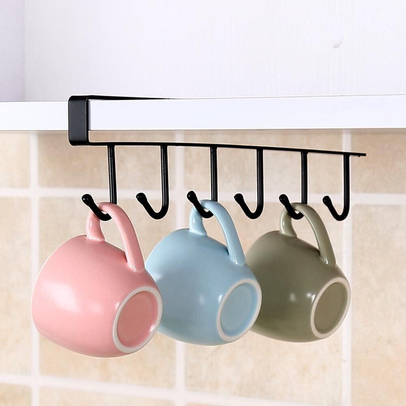 Wrought Iron Towel Wall Hanger Hook Holder Kitchen Door Organizer Storage Rac
