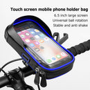 #A Waterproof Touch Screen Bags Bike Head Tube Handlebar Phone Case Holder Pouch