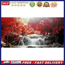 Maple Forest Waterfall Oil Paint By Numbers Kits Picture DIY Gift for Adults Kid