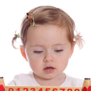 4pcs Cute Christmas Hair Clip Set Brooch Shiny Santa Claus Hair Band Headdress