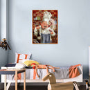 DIY Full Round Drill Diamond Painting 5D cook Poster Kit