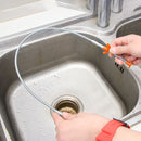Wire Brush Sewer Dredging Device Spring Pipe Cleaning Brush Sink Cleaning Hook