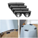 4pcs 16KG Adhesive Storage Box Casters Universal Furniture Wheel Roller Gadget