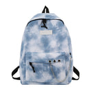 #A Casual Tie Dye Backpack Women Gradient Chain Travel Backpack Daypack for Sh