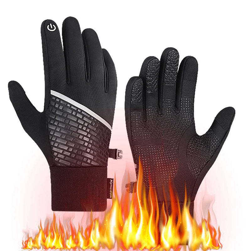 Ski Gloves - Waterproof & Breathable Touch Screen Snowboard Gloves for Men Women