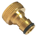 3/4" Threaded Brass Tap Adaptor Garden Water Hose Quick Connector  Pipe D5 hot.