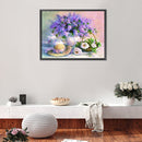 5D DIY Diamond Painting Kits Flower Full Round Drill Rhinestone Wall Art Craf