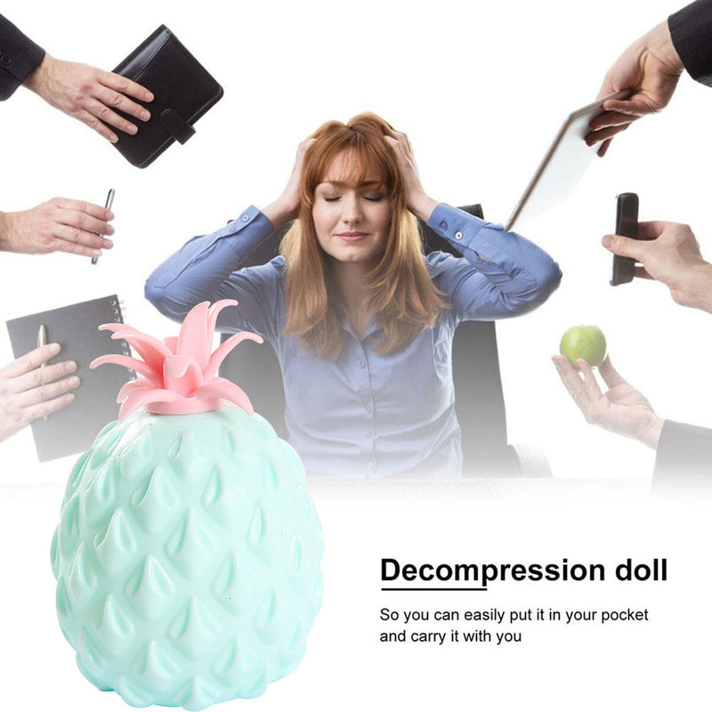 Stress Balls Pineapple for Autism Anxiety Relief Squeeze Ball Toys Sensory