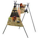 SUNDICK Oxford Cloth Outdoor Camp Picnic Tableware Storage Bag (Triangle L)