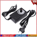 AC to DC Adapter 3-12V 2A Adjustable Power Supply Motor Speed Controller EU