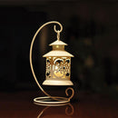 Hollow Candle Holder Candlestick Tealight Hanging Lantern Bird Cage Home Decor