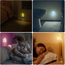 1pc Mini LED Plug Light Kids Bedroom Light Sensor Control Nightlight (EU) Newly