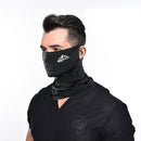 Summer Ice Silk Bicycle Bandana Face Tube Cycling Sunscreen Scarf (Black)