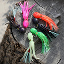 5pcs 11cm 22g Octopus Soft Fishing Lures Jig Hooks Artificial Bait (Mixed)