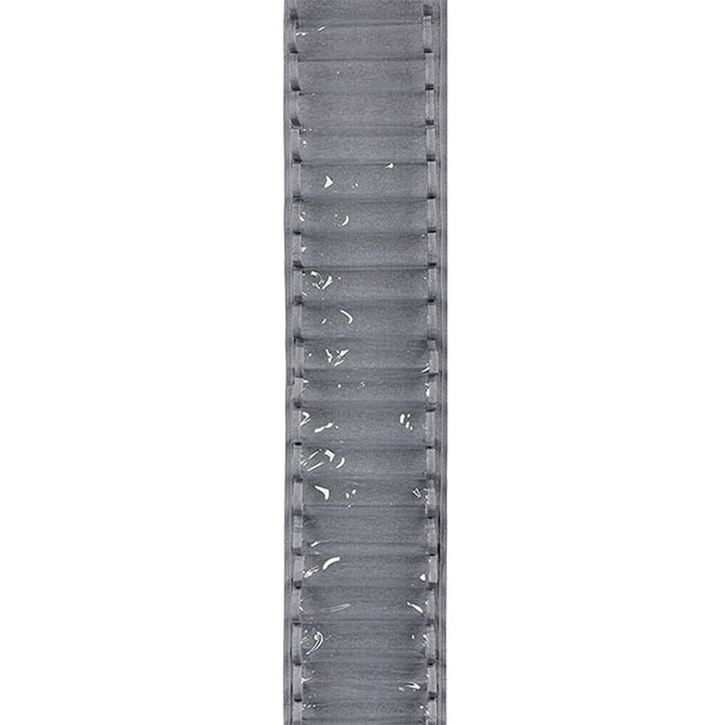 Vinyl Roll Holder 24 Grids Organizer Wall Door Hanging Bag (Dark Gray) Newly