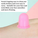 Transparent Vacuum Cupping Can Cupping Therapy Massage Suction Cup (Pink) Newly