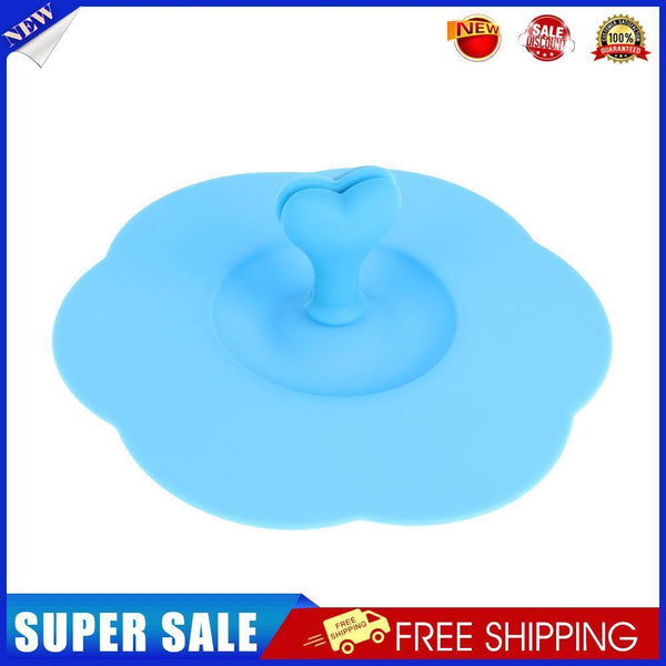 Sealing Food Class Silicone Cup Lid Thermal Insulation Cup Cover(Blue)