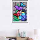 5D DIY Diamond Painting Colorful Butterflies Cross Stitch Embroidery Mosaic