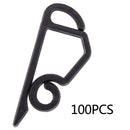 100pcs Christmas Light Clips Outdoor Light Clip Weatherproof Plastic Hooks