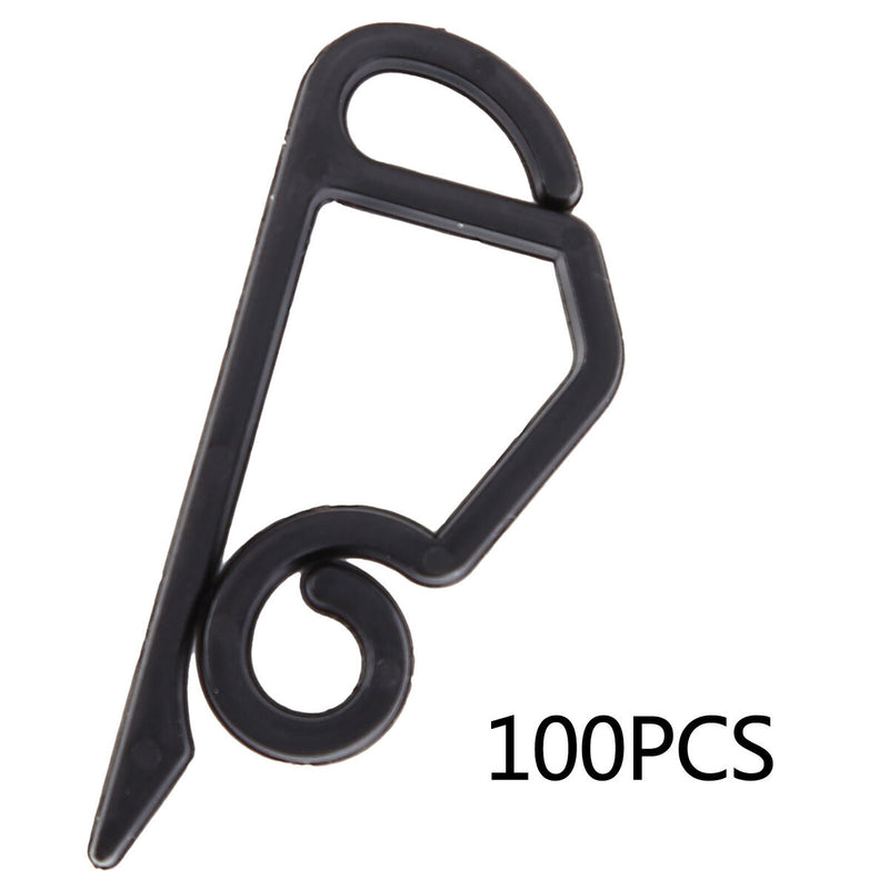100pcs Christmas Light Clips Outdoor Light Clip Weatherproof Plastic Hooks