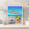 Welcome Summer Oil Paint By Numbers Kits DIY Handpainted on Canvas Wall Art Gift