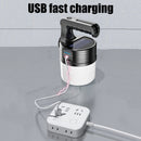 Waterproof Solar Powered + USB Rechargeable 300lm LED Camping Tent Lanterns Bulb