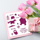 Metal Cutting Dies Silicone Seal Stencils DIY Scrapbooking Album Stamp (C) Newly