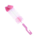Home Head Spout Cup 360-degree Clean Sponge Bottle Brush Rotating Baby Nipple