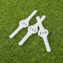 10pcs Plastic Electric Lawn Mower Blade Cutter Replacement Blades White Newly