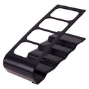 4 Cell TV DVD Remote Control Organizer Phone Holder Storage Stand(Black) Newly