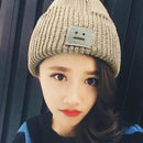 Winter Women Men Knit Ski Beanie Ball Wool Cuff Hat Ski Cap (Beige)