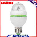 E27 RGB LED Bulb 3W Rotating Crystal Small Magic Ball Stage Party DJ Disco Light