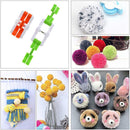 Crocheting Hand Kits Yarn Fluff Ball Pompom Maker Weaver Tool Wool Knitting
