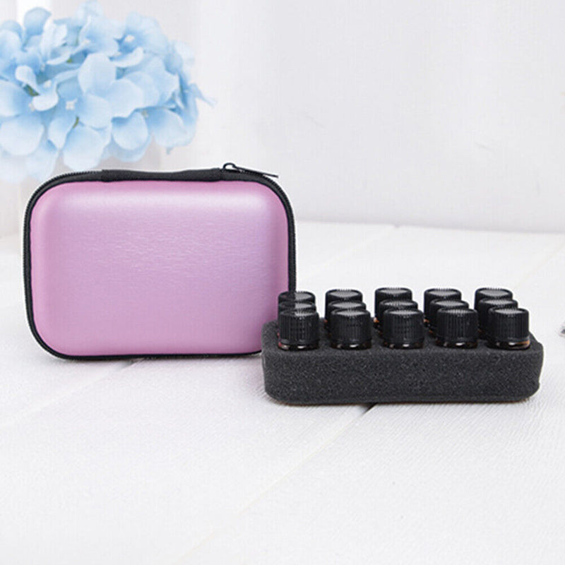 15 Slot Essential Oil Bottle Holder Case for 1-3ml Aromatherapy Roller Container