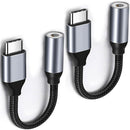 USB-C Type C Adapter Port to 3.5MM Aux Audio Jack Earphone Headphone Cable USB
