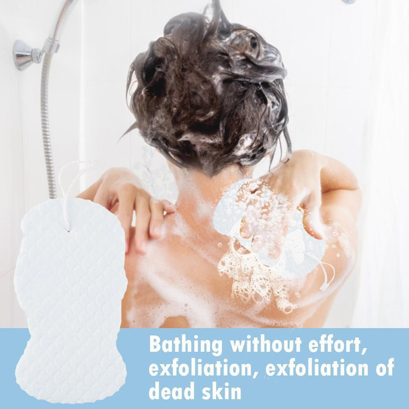 4 Pack Super Soft Exfoliating Bath Sponge, Body Face Exfoliating Sponge Zum, W